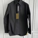 TOP-YAMAMOTO design original Namo Amitabha bouddha pur coton bouddhiste chemise foncée