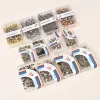50/100Pcs Coloré Tête de Perle Ronde Aiguilles Point Poussant Droit Épingles À Coudre pour la Couture DE Couture BRICOLAGE Outils Positionnement