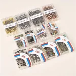 50/100Pcs Coloré Tête de Perle Ronde Aiguilles Point Poussant Droit Épingles À Coudre pour la Couture DE Couture BRICOLAGE Outils Positionnement