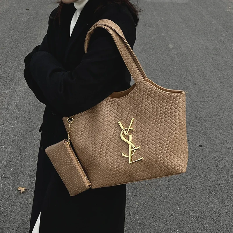 sac à bandoulière en cuir pour femmes, fourre tout classique élégant, sac à main de luxe de styliste à la mode pour un usage quotidien