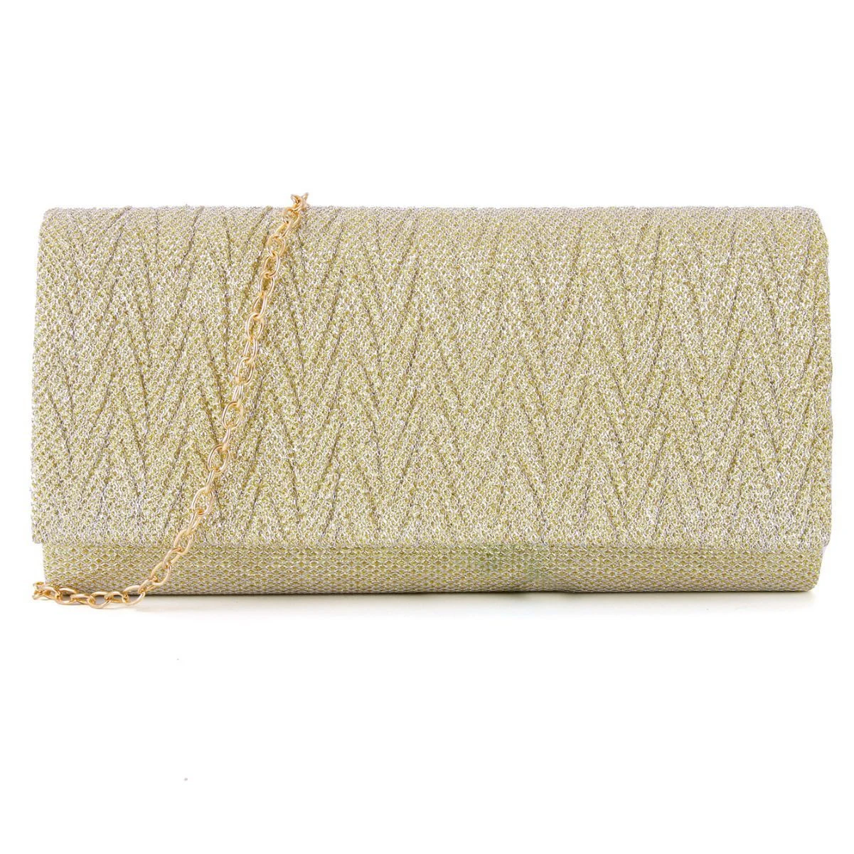 Pochette : sac de dîner pour femme, sac de soirée plissé éblouissant et scintillant, sac à bandoulière à fond rond Pochette : sac de dîner pour femme, sac de soirée plissé éblouissant et scintillant, sac à bandoulière à fond rond