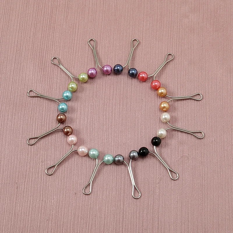 Épingles hijab musulmanes pour foulard, 12 pièces/sac, mode femmes, broche sûre, bijoux islamiques multicolores, foulard ethnique, accessoires à boucle