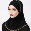 Hijab Musulman Instantané pour Femme, Châles Prêt à vitation, Turban Arabe Islamique Hijab Musulman Instantané pour Femme, Châles Prêt à vitation, Turban Arabe Islamique