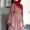 abaya de luxe pour femme, robe maxi modeste, kaftan islamique, vêtement marocain, dubaï, turquie