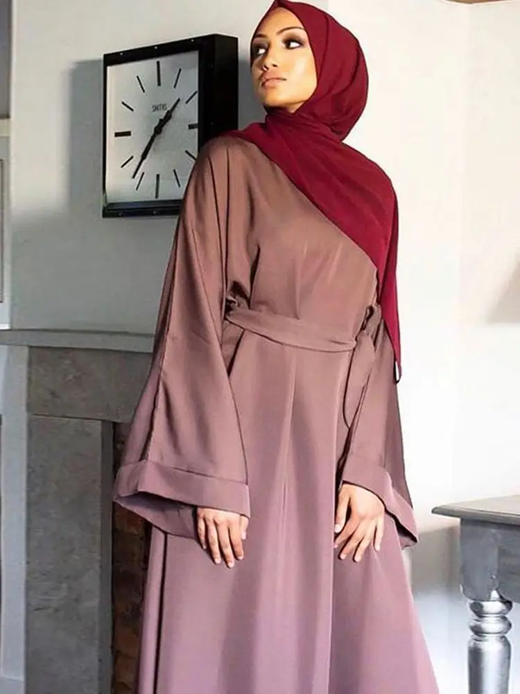 abaya de luxe pour femme, robe maxi modeste, kaftan islamique, vêtement marocain, dubaï, turquie