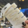 1 ensemble de pinces à cheveux en perles faites à la main pour femmes, barrettes à fleurs géométriques, couvre chef pour filles, épingles à cheveux douces, accessoire pour cheveux