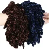 scrunchie volumateur hijab plaine grand anneau de cheveux cravate chignon pince hijab écharpe volumateur écharpe couvre chef musulman pour les femmes