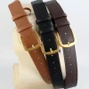 ceinture occidentale de luxe pour femmes, en cuir véritable, slim, avec boucle en métal doré, avec robes en jean