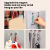 crochets magnétiques robustes, aimants de terre, cintre magnétique extra puissant avec crochet de croisière pour suspendre