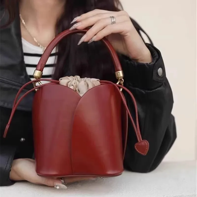 sac seau élégant à fleurs 2025, fourre tout convertible de luxe inspiré du designer, bandoulière chic à poignée supérieure pour toutes occasions