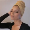 bonne couture modal coton jersey hijab Écharpe longue châle musulman plaine doux turban tête wraps pour les femmes musulmanes bandeau 170x60cm