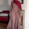 Abaya de Luxe pour Femme, Robe Maxi Modeste, Kaftan Islamique, Vêtement Marocain, Dubaï, Turquie Abaya de Luxe pour Femme, Robe Maxi Modeste, Kaftan Islamique, Vêtement Marocain, Dubaï, Turquie