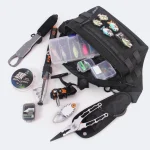 Sac banane unisexe : imperméable, résistant à l&rsquo;usure, sangle réglable. Pour la pêche/la randonnée en plein air/course fitness/voyage/shopping