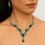 Ensembles de bijoux de mariée en forme de goutte d&rsquo;eau brillante, réglables, ensembles de bijoux exquis, charme esthétique doux