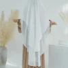 eid mousseline de soie gris noir blanc khimar abaya dubaï luxe islam musulman hijab robes pour femmes jilbab kebaya niqab musulmane femme