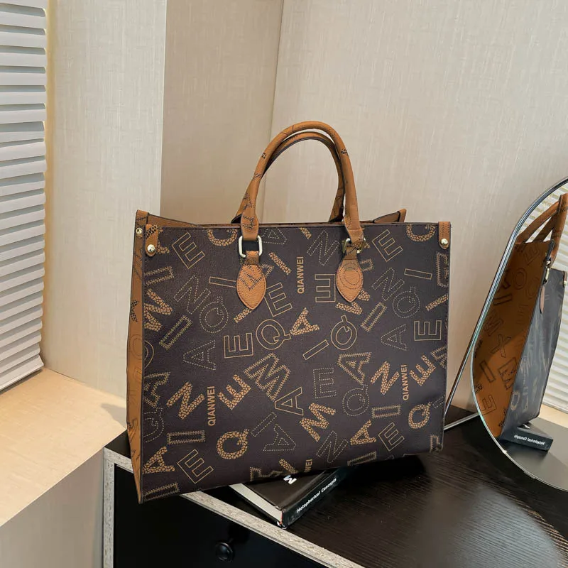 sacs fourre tout à la mode pour femmes simple grande capacité femmes sac à bandoulière sacs à provisions sac de créateur bolso marca lujo Сумка sac