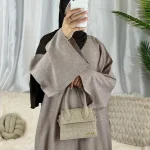 Robe Abaya en coton et lin pour femmes, abayas décontractées unies, caftan islamique, hijab musulman, Dubaï, Turquie de luxe, Ramadan, 2024