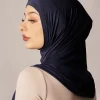 hijab femme musulman ramadan abaya femme islam foulard musulmane pour femme bonnet soie de medine robe hijab noire en jersey pour femmes musulmanes, hijab islamique, écharpe, turban, portefeuille de tête instantané