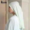 maillot modal premium hijab instantané musulman sous écharpe casquettes coton extensible turban casquette islamique sous écharpe bonnet foulard bandeau