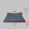 pochette en biscuits pour femme, diamants brillants, sac à main de soirée, mode