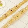 caftan – ceinture de mariée pour femmes, couleur or, chaîne de ventre, bijoux, robe arabe, cadeau de mariée, longueur réglable