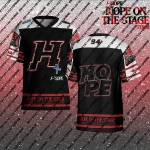 J-Hope 2025 Tour mondial maillot spécial T-Shirt hommes et femmes été respirant maillot de Football rue hip-hop à manches courtes