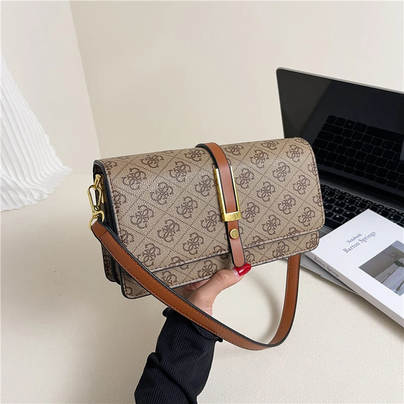 Sac à bandoulière en cuir pour femmes, célèbre styliste, fourre-tout, sacs à main de Style classique Chic pour dames, marque