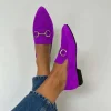 Chaussures à talons plats pour femmes mocassins à talons bas mocassins chaussures décontractées