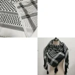 Écharpe Arafat traditionnelle avec des hommes des femmes à frange