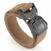 ceinture tactique, ceinture de travail militaire de randonnée de 1.5 pouces avec boucle à dégagement rapide robuste, nouvelles ceintures élastiques en alliage d'aluminium pour hommes
