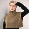 abaya hijab pour femmes musulmanes, nouvelle collection, hijab, tissu jersey, écharpe islamique, turban instantané