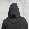 chapeau à capuche écharpe cagoule à capuche masque anti gouttelette chapeau médiéval