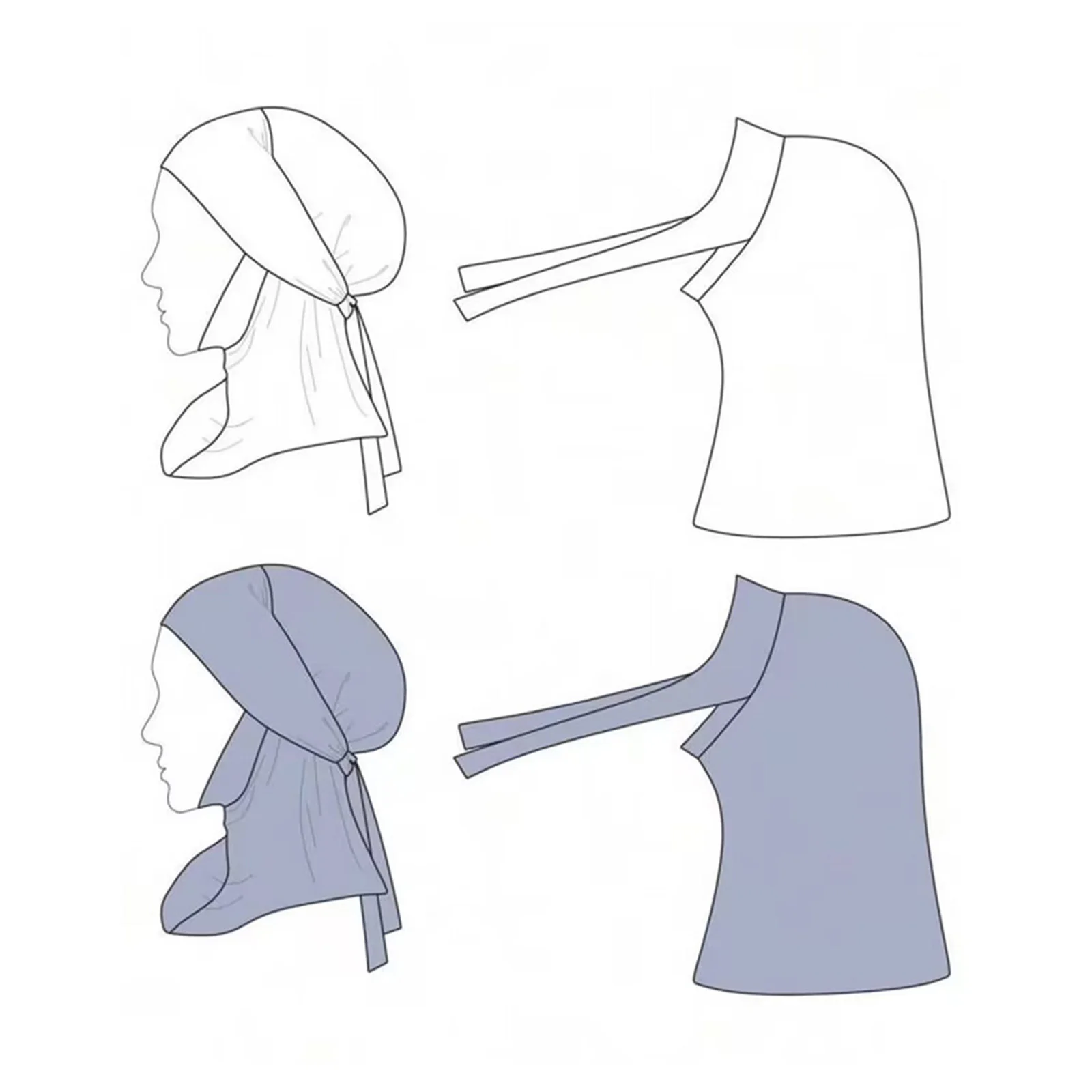 Écharpe hijab en jersey de coton modal, châle musulman long, turban doux uni, bandeau pour femmes, bandeau africain