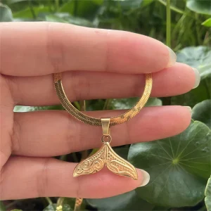 Collier pendentif JoMermaid pour femme, lame de bijoux fins, tour de cou, clavicule, cadeau de mariage, document en argent, luxe, couple, 3mm