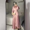 Robes Maxi musulmanes pour femmes fête Abaya Jalabiya Eid Ramadan robes maroc dubaï Abayas caftan Islam arabe longue Robe 2025