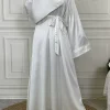 abaya modeste ramadan musulman de mode maxi robe turquie caftan vêtements islamiques musulman pour les femmes robe hijab caftan robes