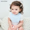 insular Écharpe en coton biologique pour bébé, bavoir solide pour nouveau né, garçon, fille, tout petit, hiver