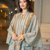 abaya musulman d'inspiration marocaine exquise avec détails de franges de broderie dorée complexe pour les célébrations formelles du moyen orient