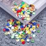 100 pièces couleur punaises décoratives multi fonctionnelles à tête plate punaises décoration murale punaises Photo broche bureau école