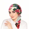 femmes intérieur hijabs casquette musulman imprimé turban chapeaux bandeau respirant foulard bonnet
