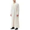 mode musulmane hommes jubba thobes arabe pakistan dubaï caftan abaya robes vêtements islamiques arabie saoudite noir longue robe chemisier