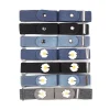 nouvelle ceinture invisible élastique sans boucle pour jean ceinture paresseuse en cuir sans boucle ceintures faciles femmes hommes cintos extensibles sans tracas