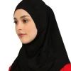 foulard hijab nikmusulman pour femme, en coton doux, chanvre, turban, couverture du cou, base instantanée, chapeau, sous casquette, Écharpe de sauna