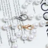 ceinture à perles blanches pour femmes, ceinture bohème, mode tout assressenti, décoration de chemise habillée, ceinture à pendentif perle élégante