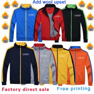Vêtements de travail à capuche, chemise publicitaire personnalisée, fête de groupe, manteau en polaire épais avec LOGO imprimé d&rsquo;entreprise