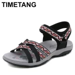 2025 nouveau printemps/été sandales de sport imprimé 36-42 grandes sandales pour femmes chaussures d&rsquo;été bout ouvert confortable femme chaussures pour femmes