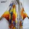 winyi cardigan kimono imprimé bohème pour femme, tenues de plage maxi Élégantes et sexy, robes caftan, cover up, vêtements africains, abaya