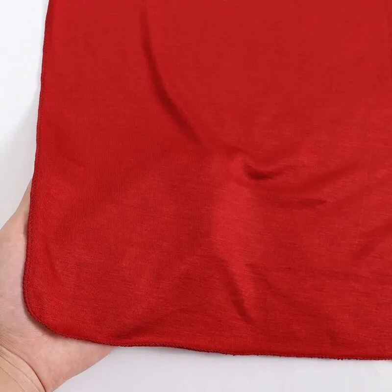foulard hijab en jersey de coton modal, long châle musulman, turban uni et doux, couvre chef pour femmes, bandeau africain 170x60cm