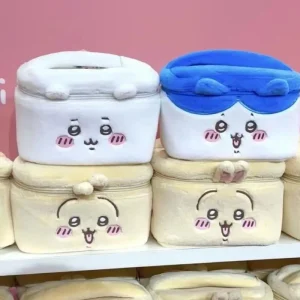 Chiikawa – sac à cosmétiques mignon, grande capacité, Design multi-poches, produit de soins de la peau, sac de rangement de produits de toilette de voyage, fourre-tout cadeau