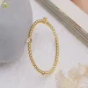 bracelet pour femme avec perles rondes en zircon unique, bijoux rétro